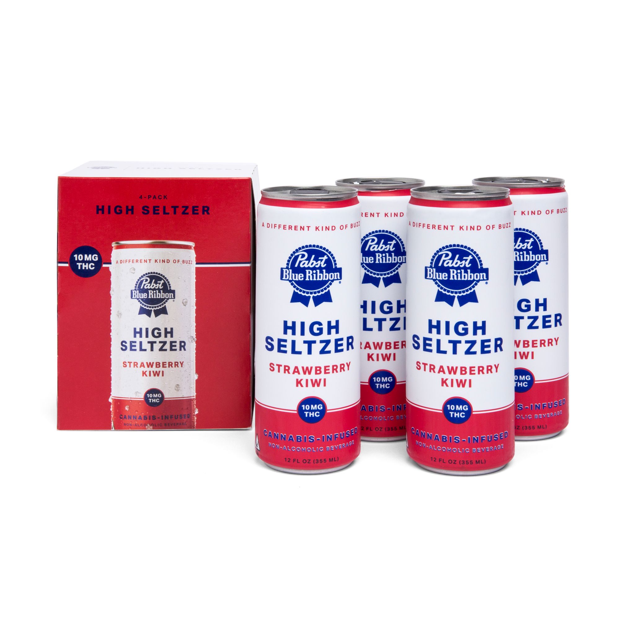 Pabst Labs: Strawberry Kiwi High Seltzer By Pabst Blue Ribbon
