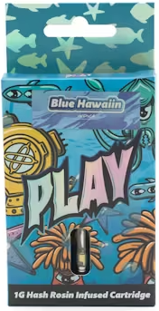 BLUE HAWAIIAN | HASH INFUSED DISTILLATE CARTRIDGE 1G