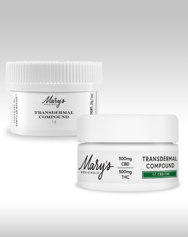 1:1 RELIEF | TRANSDERMAL COMPOUND 500MGCBD:500MGTHC (1OZ)