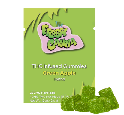 GREEN APPLE | LIVE RESIN GUMMIES 200MG