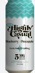 BLUEBERRY + PINEAPPLE | INFUSED SELTZER | SINGLE CAN 5MG 1:1