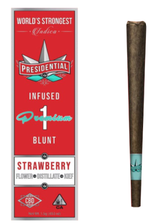 STRAWBERRY | MOON ROCK INFUSED BLUNT 1.5G