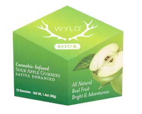 SOUR APPLE - SATIVA | GUMMIES 200MG (SPECIAL)