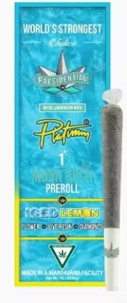 ICED LEMON | MOON ROCK INFUSED PREROLL 1G