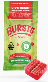 STRAWBERRY KIWI | LIVE RESIN GUMMIES 200MG - 2X100MG (SPECIAL)