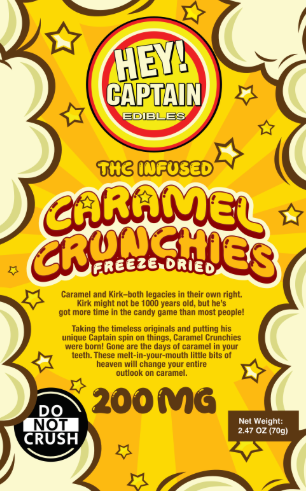 LUNAR DUST - CARAMEL CRUNCHIES 200MG
