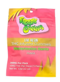 WATERMELON RUNTZ | LIVE RESIN GUMMIES 200MG