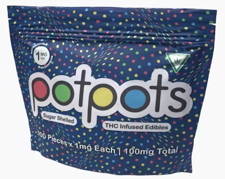 POTPOTS - DARK CHOCOLATE - 100MG