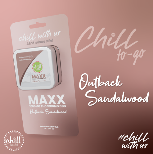 ON-THE-GO 5G - OUTBACK SANDALWOOD 75MG THC 75MG CBD