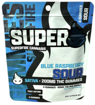 SOUR BLUE RASPBERRY | GUMMIES 200MG