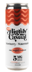 STRAWBERRY + WATERMELON | INFUSED SELTZER | SINGLE CAN 5MG 1:1