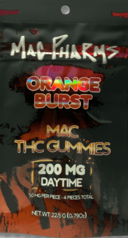 ORANGE BURST | GUMMIES 200MG | 4PK (SPECIAL)