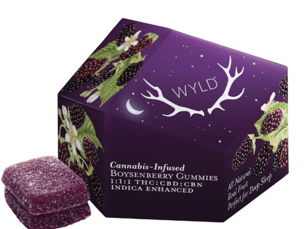 Wyld - 1:1:1 CBD:THC:CBN BOYSENBERRY SLEEP GUMMIES