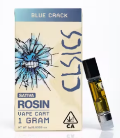 BLUE CRACK LIVE ROSIN 1G CARTRIDGE