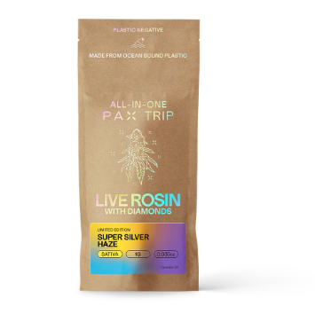 SUPER SILVER HAZE 1G LIVE ROSIN ALL IN ONE VAPE