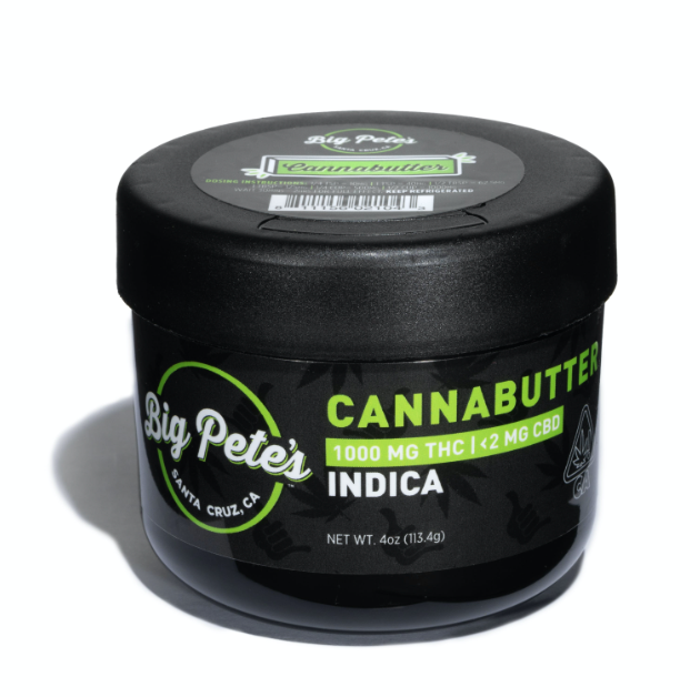 CANNABUTTER INDICA 1000MG THC