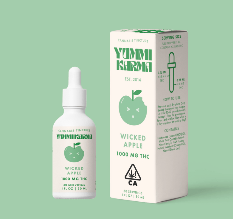 WICKED APPLE 1000MG 30ML TINCTURE