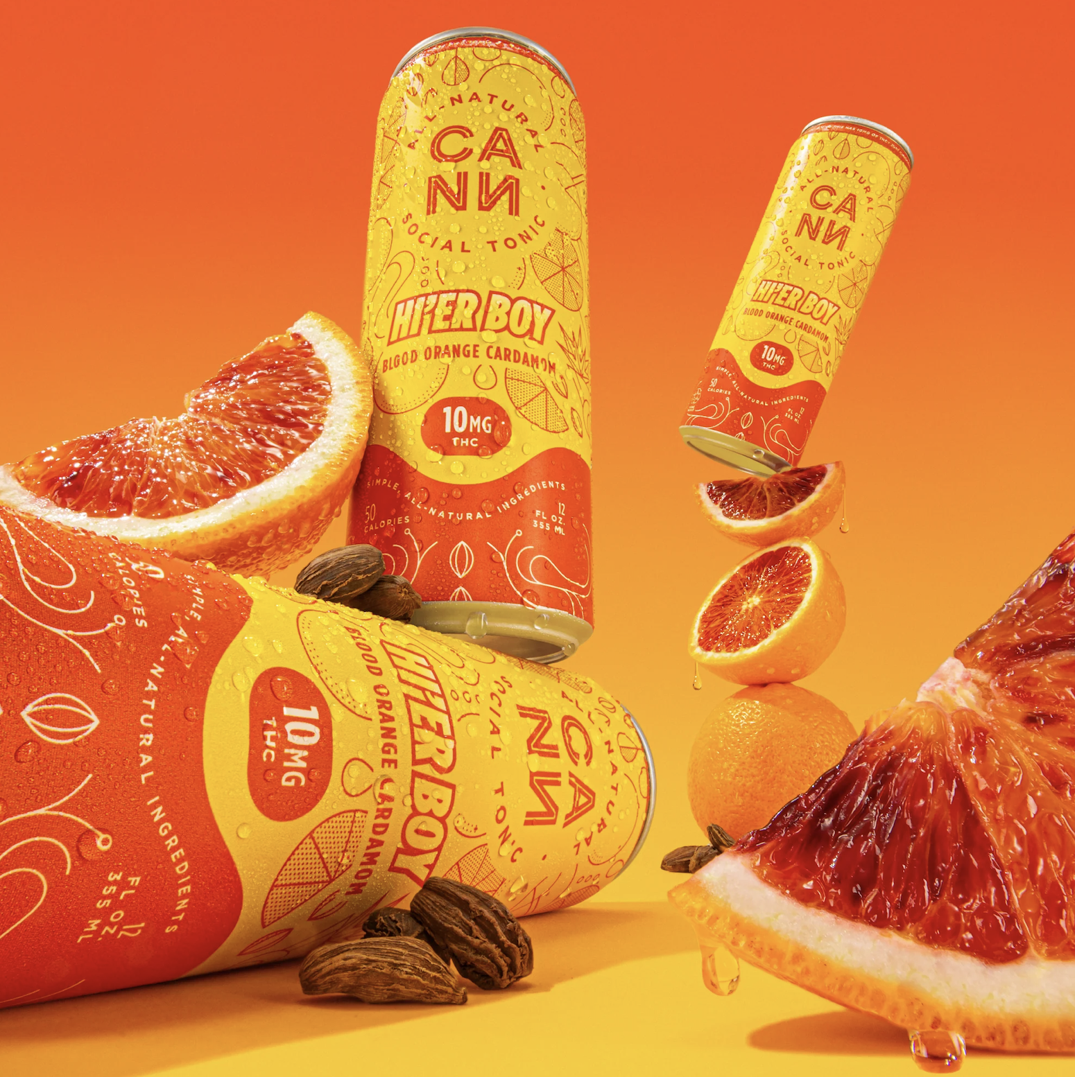 Cann - Hi'er Boy Blood Orange Cardamom - 10 mg