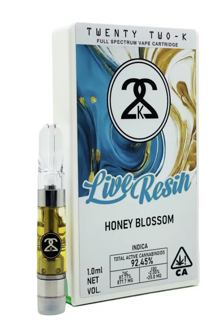 Honey Blossom Live Resin Cartridge - 1 g