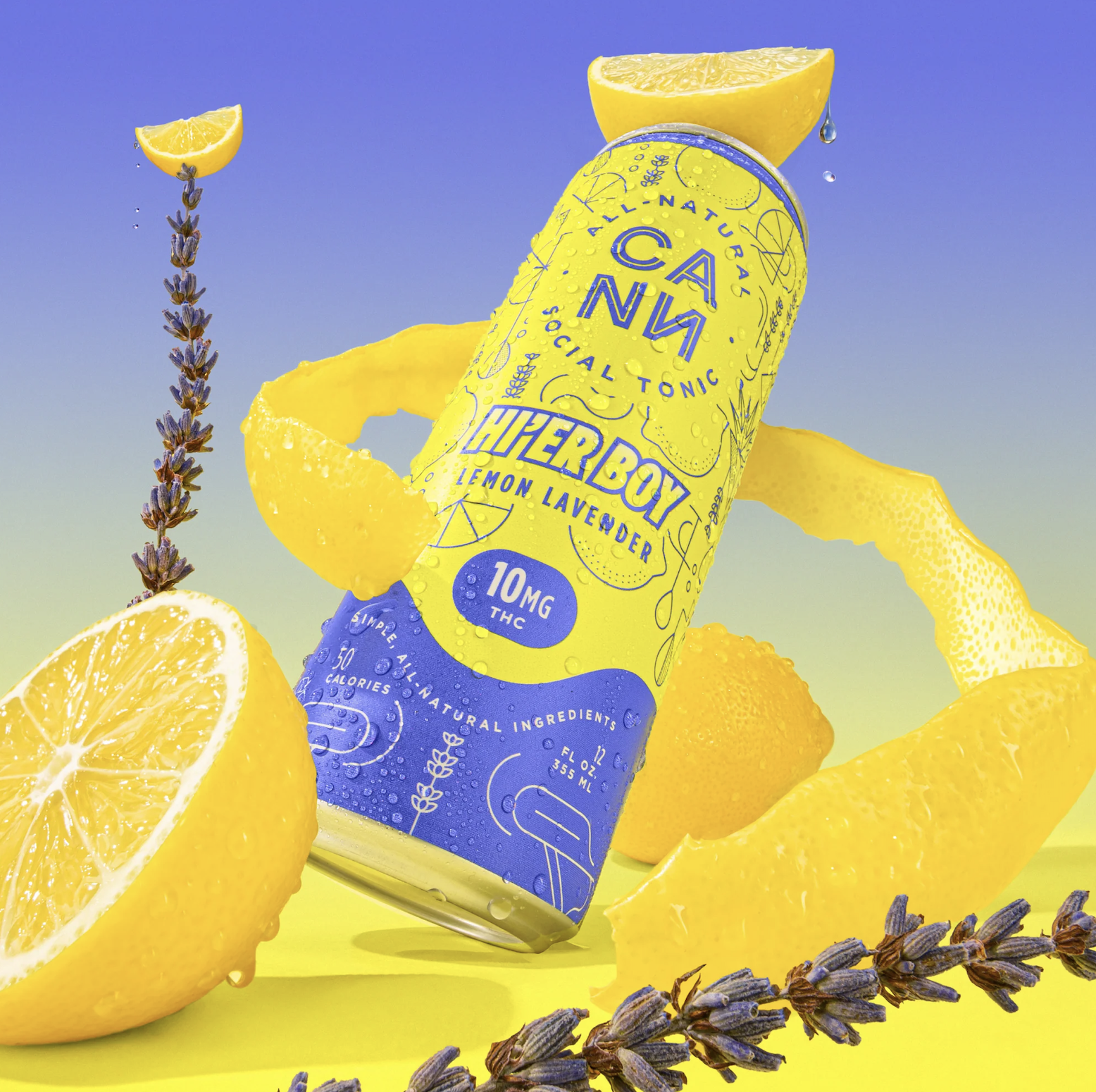Lemon Lavender Hi'er Boy Single - 10 mg