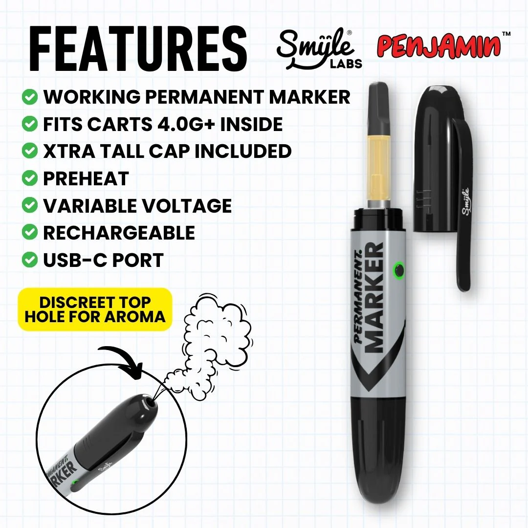 PERMANENT MARKER PENJAMIN CART BATTERY