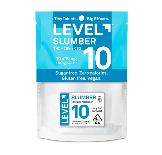 Level - Level 10 Slumber Tablets - 100 mg - 10 Pack