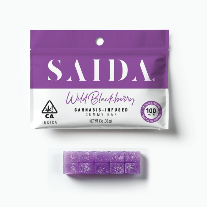 Wild Blackberry Gummy Bar - 100 mg