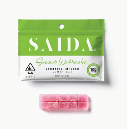 Summer Watermelon Gummy Bar - 100 mg
