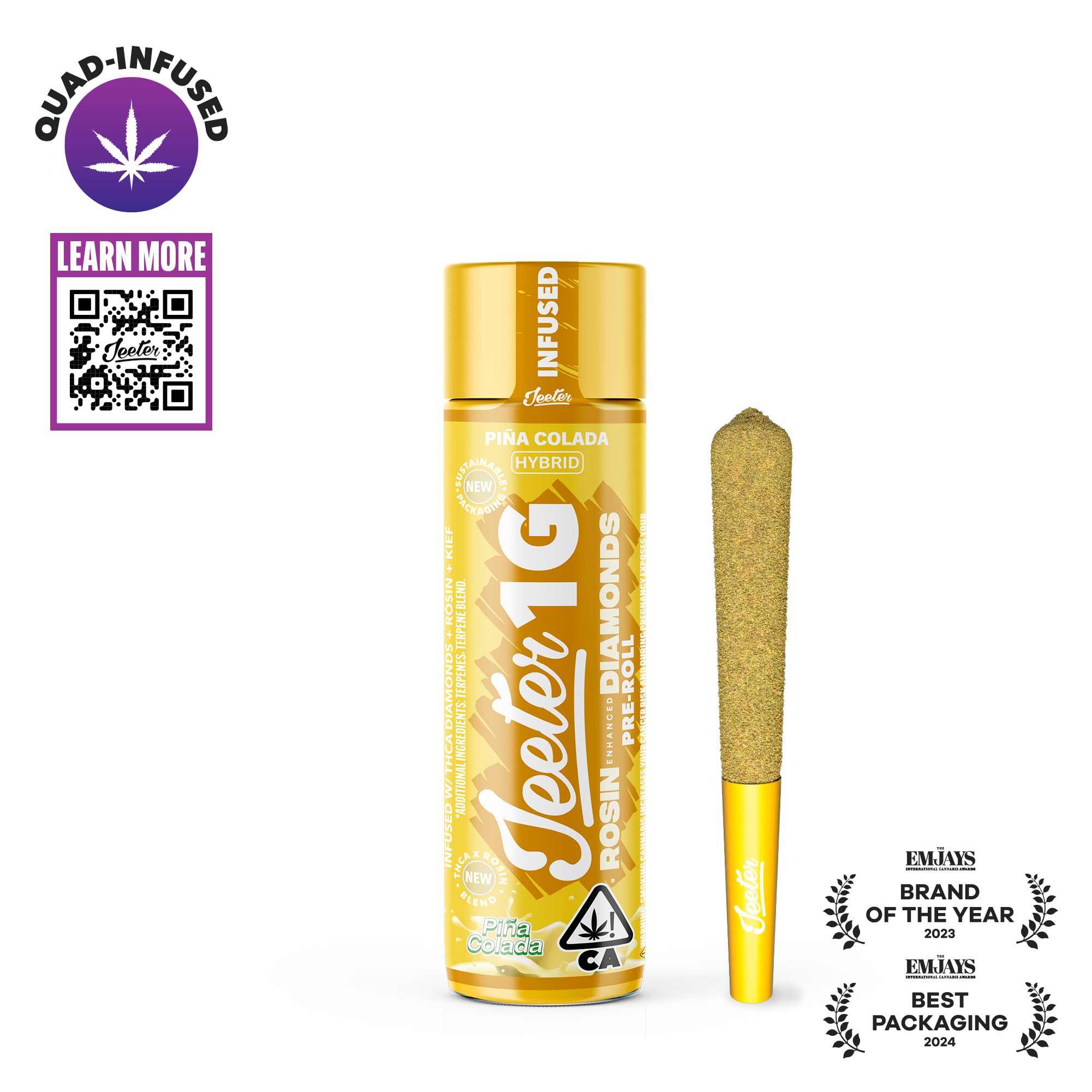 PINA COLADA 1G INFUSED PREROLL