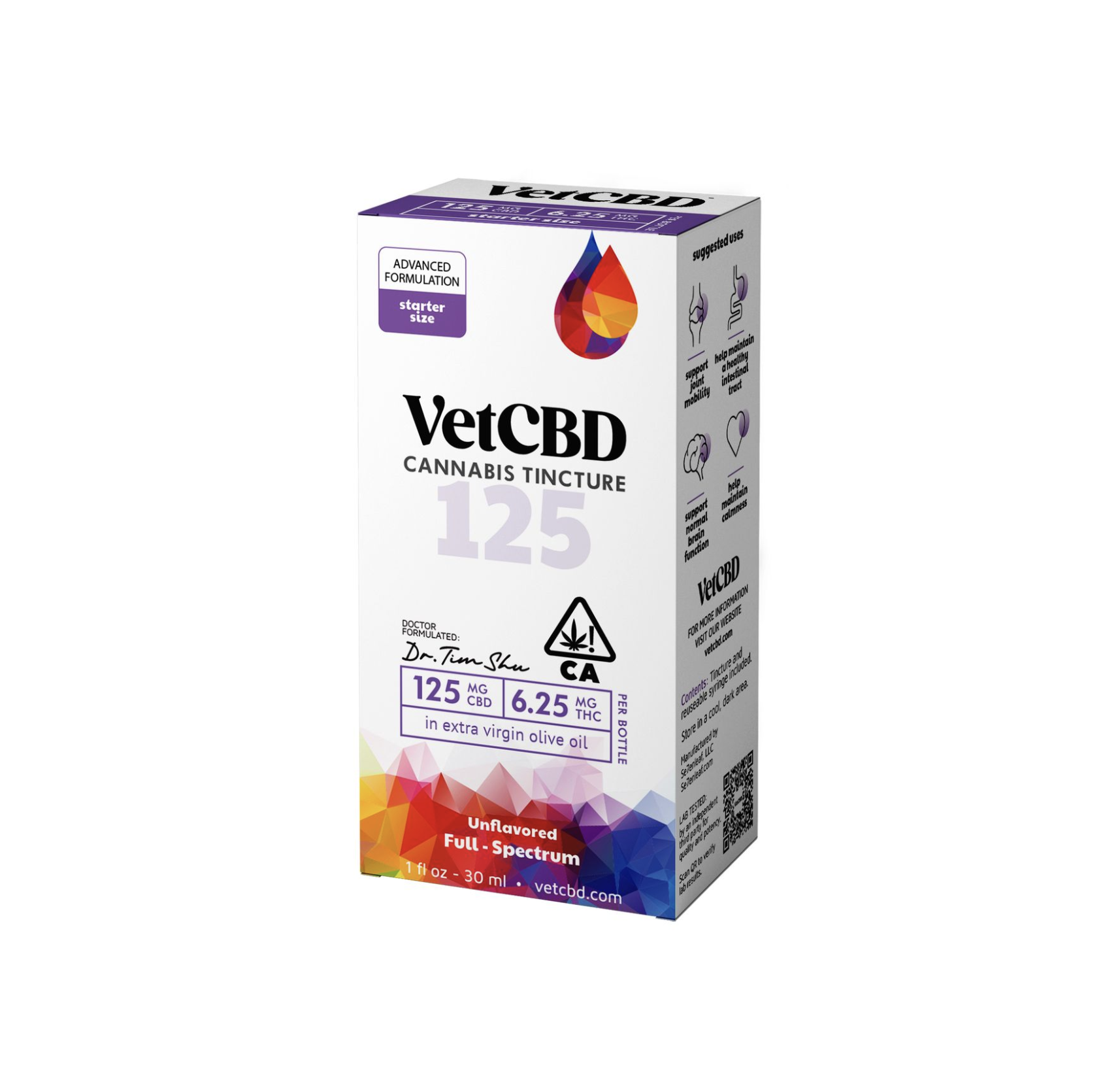 20:1 125MG CBD 6.25MG THC TINCTURE 30 ML TINCTURE