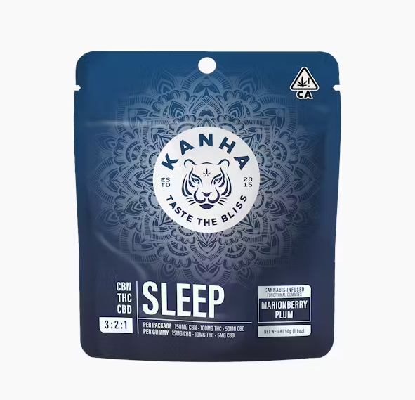 Kanha - MARIONBERRY PLUM 3:2:1 CBN:THC:CBD SLEEP GUMMY