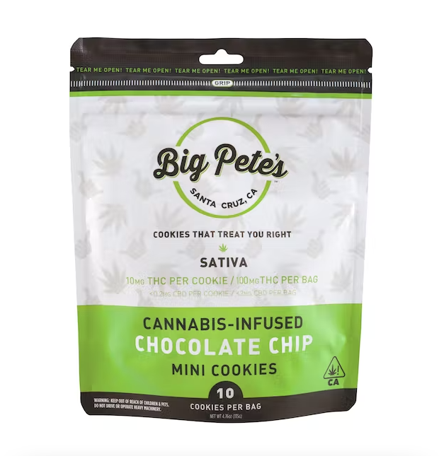 CHOCOLATE CHIP SATIVA 10-PACK COOKIES