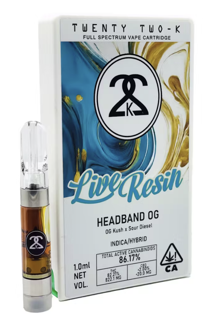 Headband OG Live Resin Cartridge - 1 g