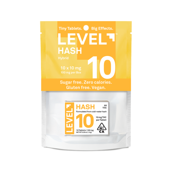 Level 10 Hash Tablets - 100 mg - 10 Pack