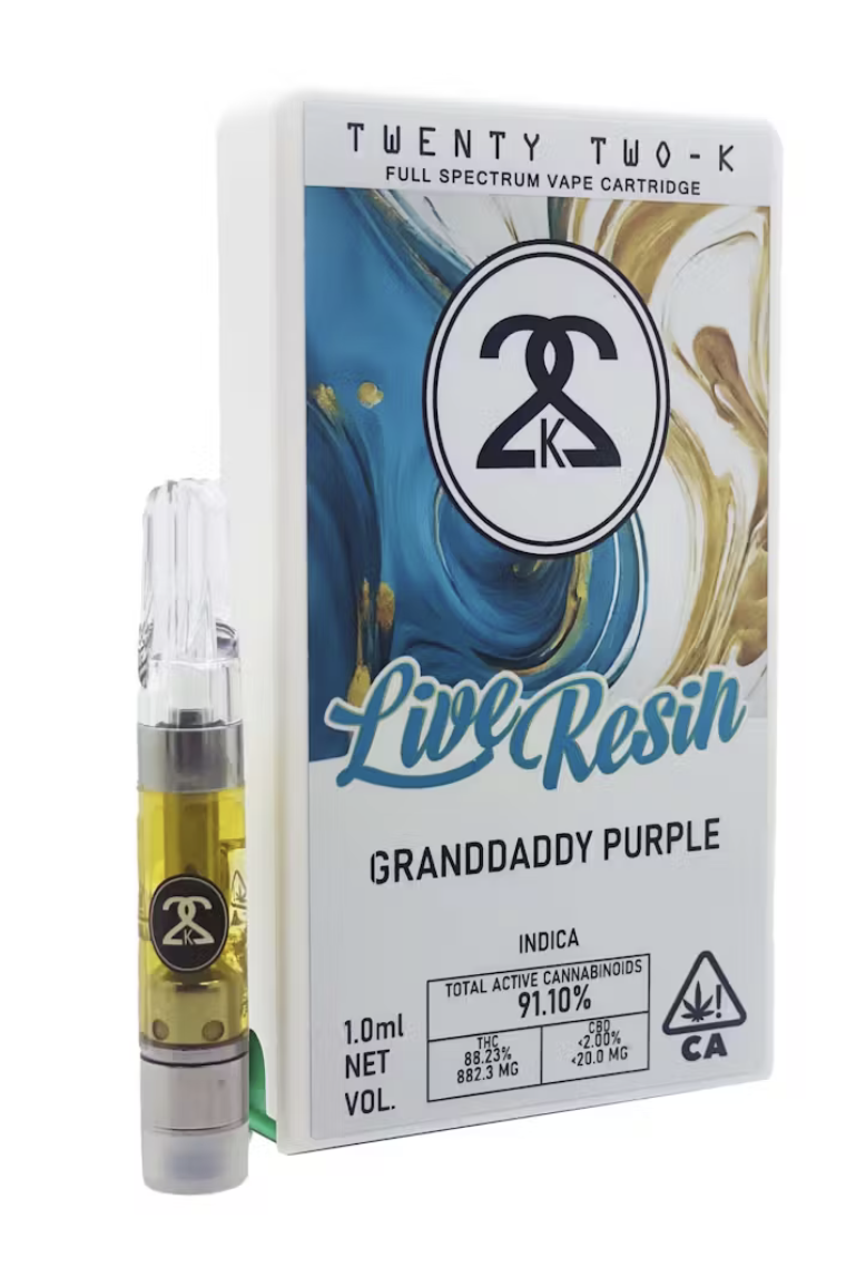 Granddaddy Purple Live Resin Cartridge - 1 g