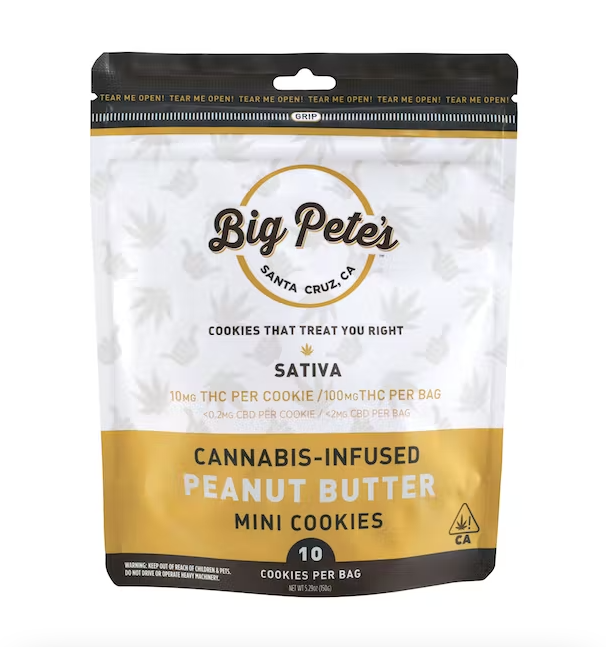 PEANUT BUTTER SATIVA 10-PACK COOKIES