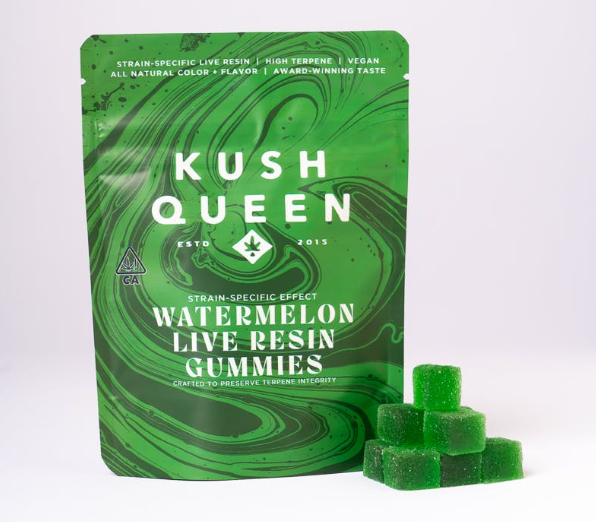 Watermelon Live Resin Gummies - 100 mg - 10 Pack