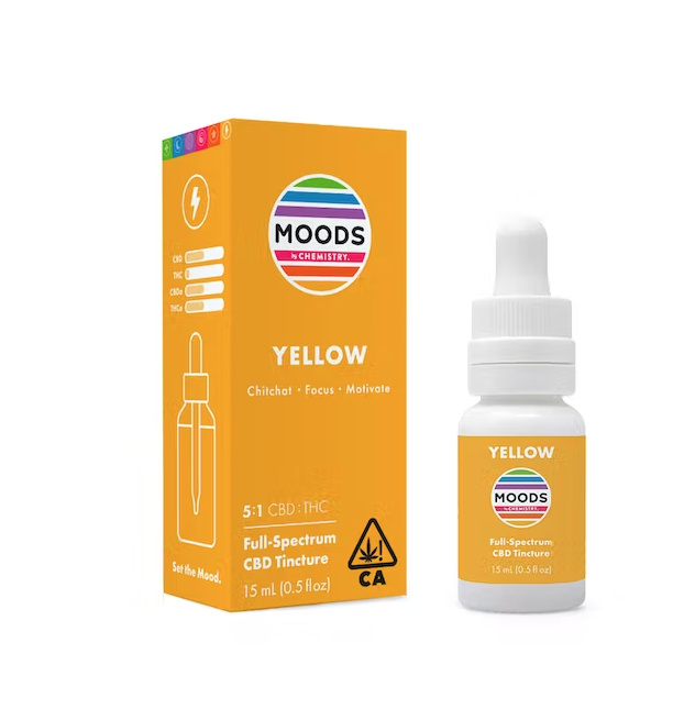 Chemistry - MOODS YELLOW 5:1 CBD THC FULL SPECTRUM CBD 15ML TINCTURE