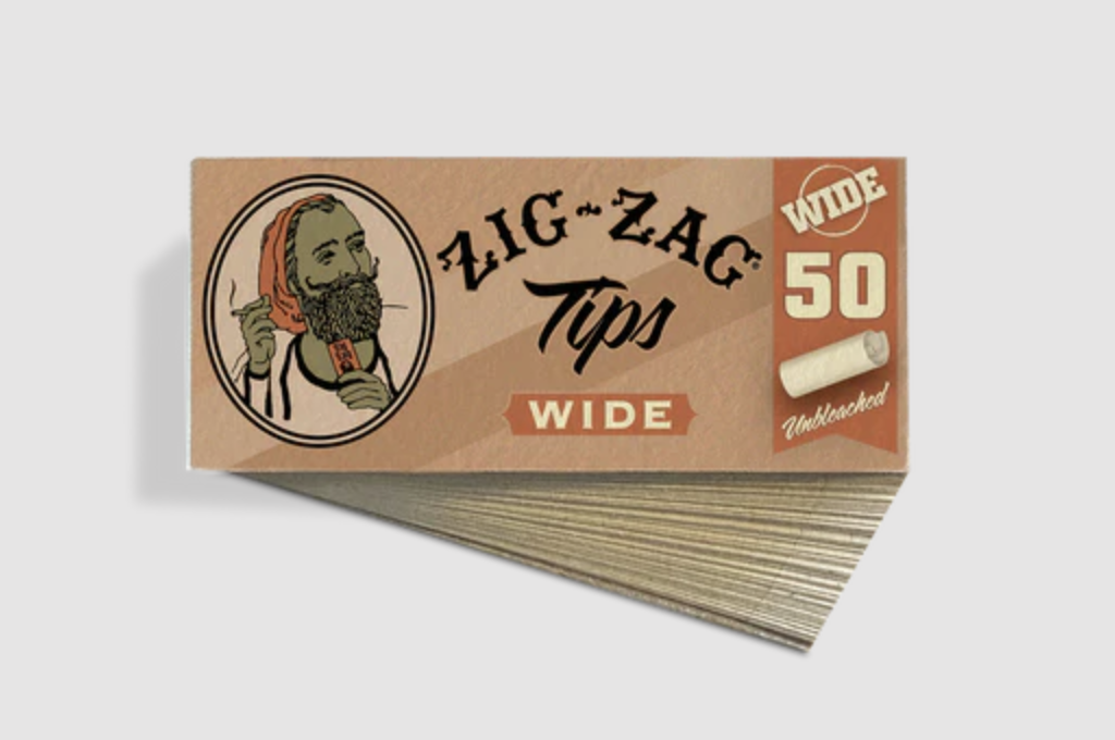 Zig zag - WIDE UNBLEACHED ROLLING TIPS