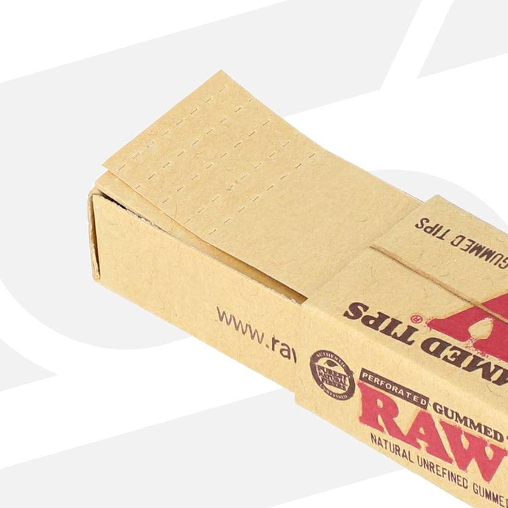 Raw - RAW PERFORATED GUMMED TIPS 33 COUNT