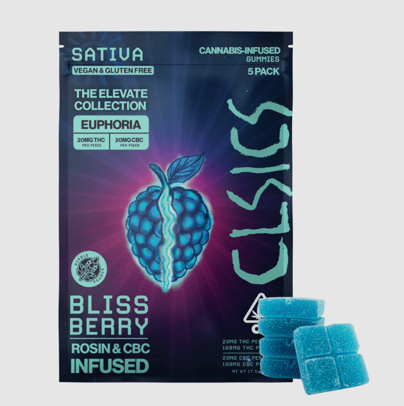 Clsics - Bliss Berry CBC Live Rosin Gummies - 100 mg - 5 Pack
