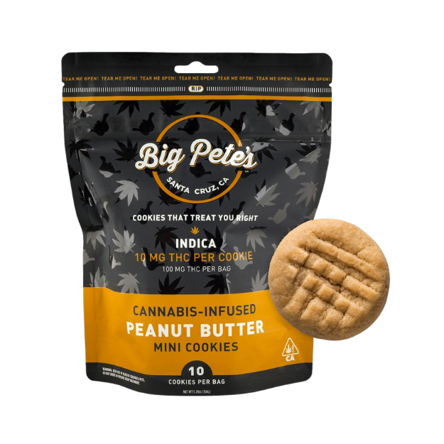 Peanut Butter Cookies Indica - 100 mg - 10 Pack