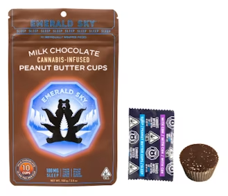 PEANUT BUTTER CUPS THC:CBD:CBN 1:1:1 - 100 mg - 10 Pack