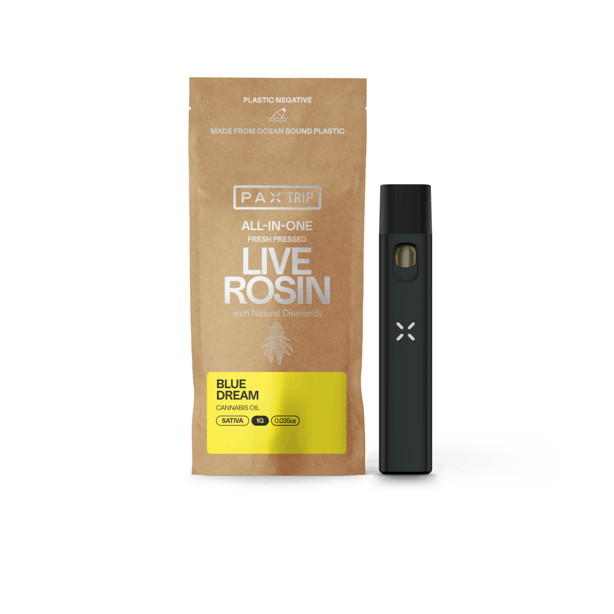 BLUE DREAM 1G LIVE ROSIN READY TO USE VAPE