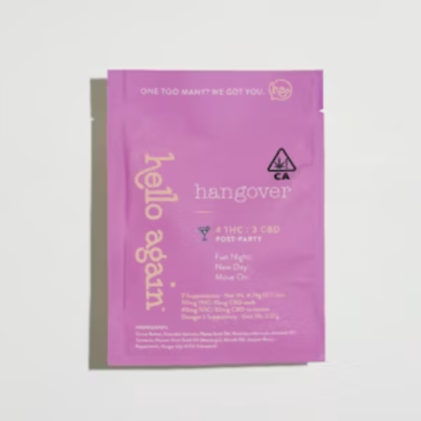 HANGOVER 4:3 POST-PARTY RELIEF SUPPOSITORY 2 PACK