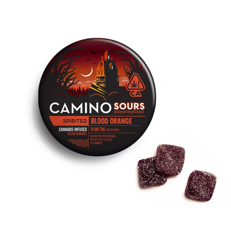 CAMINO SOURS BLOOD ORANGE 10 PACK VEGAN GUMMIES