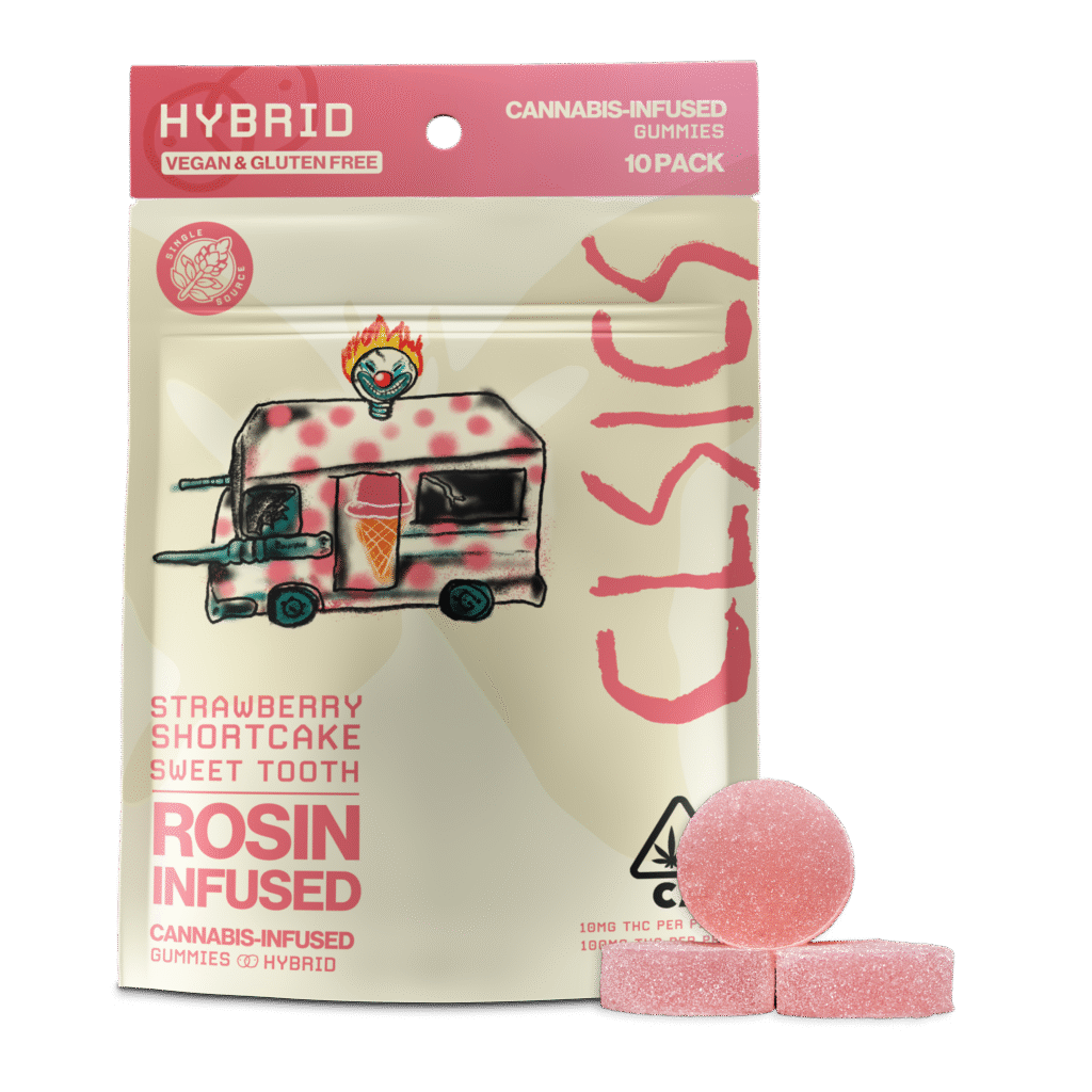 Strawberry Shortcake Sweet Tooth Live Rosin Gummies - 100 mg