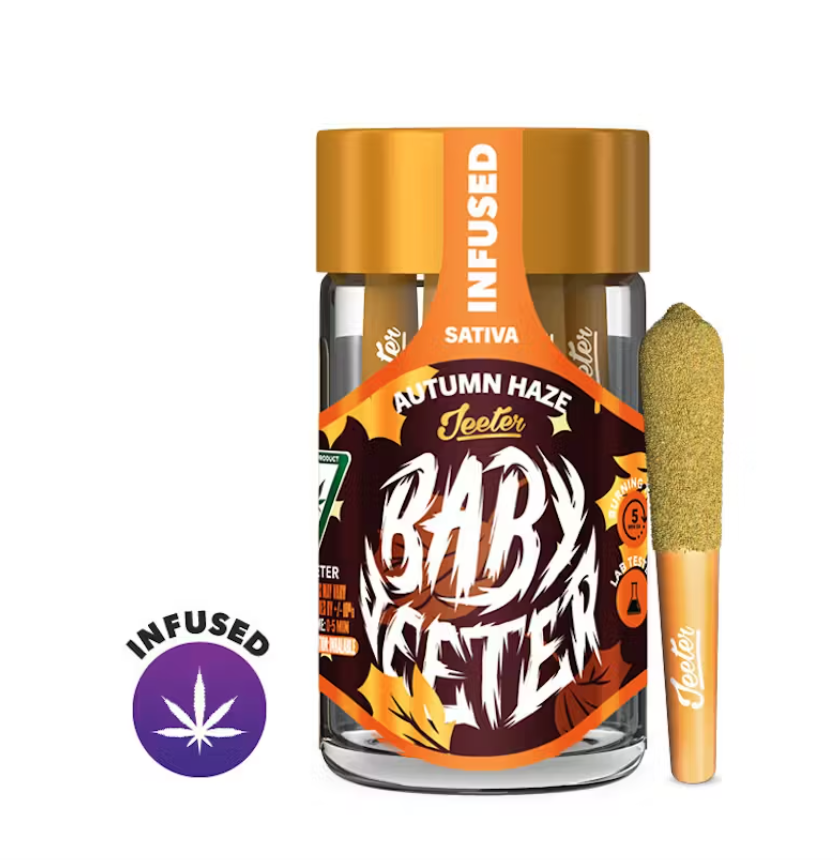 AUTUMN HAZE LIMITED EDITION BABY JEETER 0.5G INFUSED 5 PACK