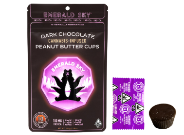 PEANUT BUTTER CUPS INDICA - 100 mg - 10 Pack