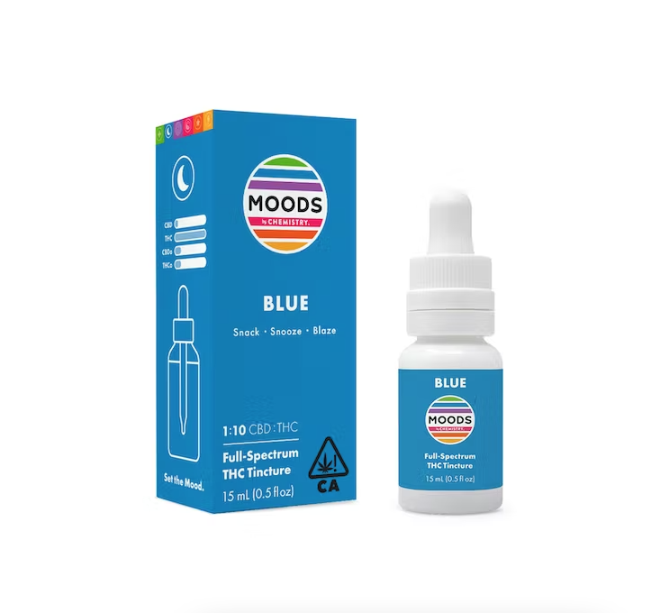 MOODS BLUE 1:10 CBN THC FULL SPECTRUM TINCTURE 15ML